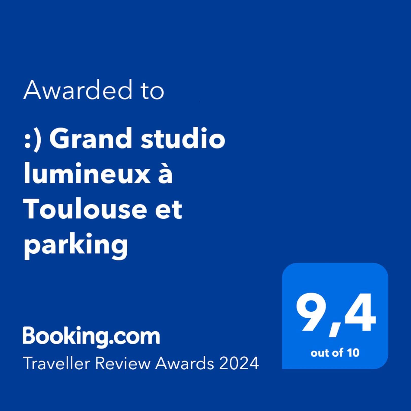 :) Grand Studio Lumineux A Toulouse Et Parking Eksteriør billede